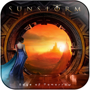 Sunstorm Edge Of Tomorrow Album Cover Sticker Sunstorm Edge Of Tomorrow Album Cover Sticker