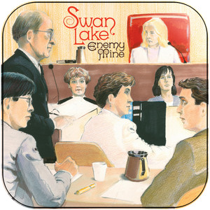 Swan Lake Enemy Mine Album Cover Sticker Swan Lake Enemy Mine Album Cover Sticker