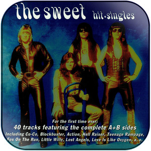 Sweet Hit Singles A B Sides Album Cover Sticker Sweet Hit Singles A B Sides Album Cover Sticker