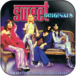 Sweet Sweet Originals The Best 37 Glamrock Songs Ever Album Cover Sticker