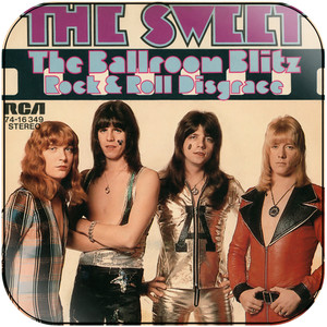 Sweet The Ballroom Blitz Album Cover Sticker Sweet The Ballroom Blitz Album Cover Sticker