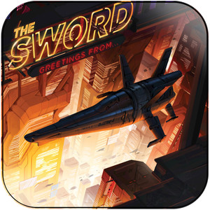 The Sword Greetings From Album Cover Sticker The Sword Greetings From Album Cover Sticker