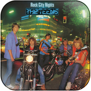 The Teens Rock City Nights Album Cover Sticker The Teens Rock City Nights Album Cover Sticker
