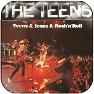 The Teens Teens Jeans Rocknroll Album Cover Sticker The Teens Teens Jeans Rocknroll Album Cover Sticker