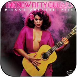 The New Fifty Guitars Discos Greatest Hits Album Cover Sticker The New Fifty Guitars Discos Greatest Hits Album Cover Sticker