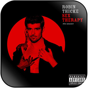 Robin Thicke Sex Therapy Album Cover Sticker Robin Thicke Sex Therapy Album Cover Sticker