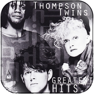 Thompson Twins Greatest Hits Album Cover Sticker Thompson Twins Greatest Hits Album Cover Sticker