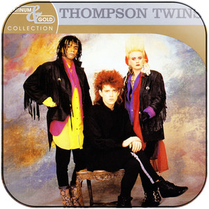 Thompson Twins Platinum Gold Collection Album Cover Sticker Thompson Twins Platinum Gold Collection Album Cover Sticker