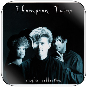 Thompson Twins Singles Collection Album Cover Sticker Thompson Twins Singles Collection Album Cover Sticker