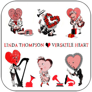 Linda Thompson Versatile Heart Album Cover Sticker Linda Thompson Versatile Heart Album Cover Sticker