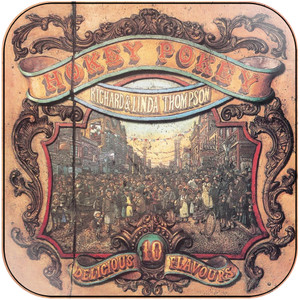 Richard Thompson and Linda Thompson Hokey Pokey Album Cover Sticker Richard Thompson and Linda Thompson Hokey Pokey Album Cover Sticker
