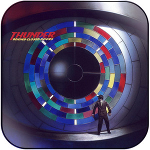 Thunder Behind Closed Doors Album Cover Sticker Thunder Behind Closed Doors Album Cover Sticker