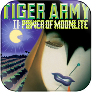 Tiger Army Ii Power Of Moonlite Album Cover Sticker Tiger Army Ii Power Of Moonlite Album Cover Sticker