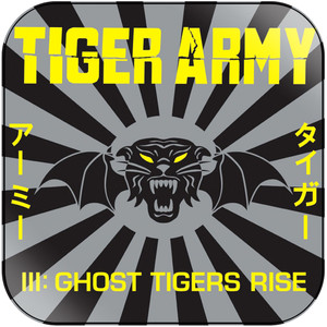Tiger Army Iii Ghost Tigers Rise Album Cover Sticker Tiger Army Iii Ghost Tigers Rise Album Cover Sticker