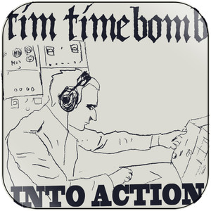 Tim Timebomb Into Action Album Cover Sticker