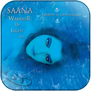 Timo Tolkki Saana  Warrior Of Light Part 1 Journey To Crystal Island Album Cover Sticker