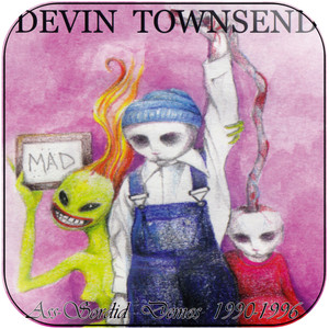 Devin Townsend Ass Sordid Demos 1990 1996 Album Cover Sticker Devin Townsend Ass Sordid Demos 1990 1996 Album Cover Sticker