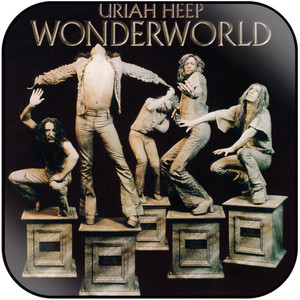 Uriah Heep Wonderworld Album Cover Sticker Album Cover Sticker Uriah Heep Wonderworld Album Cover Sticker Album Cover Sticker