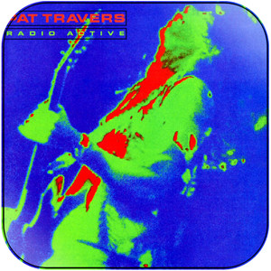 Pat Travers Radio Active Album Cover Sticker Pat Travers Radio Active Album Cover Sticker