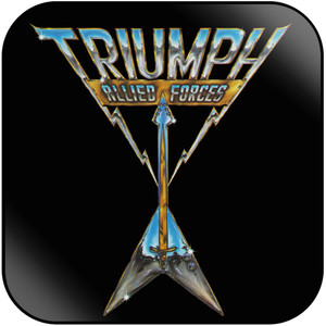 Triumph Allied Forces Album Cover Sticker Triumph Allied Forces Album Cover Sticker