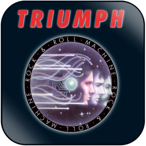Triumph Rock Roll Machine-1 Album Cover Sticker Triumph Rock Roll Machine-1 Album Cover Sticker