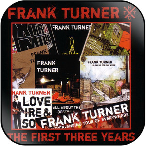 Frank Turner The First Three Years Album Cover Sticker