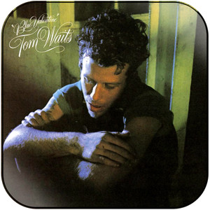 Tom Waits Blue Valentine Album Cover Sticker Tom Waits Blue Valentine Album Cover Sticker