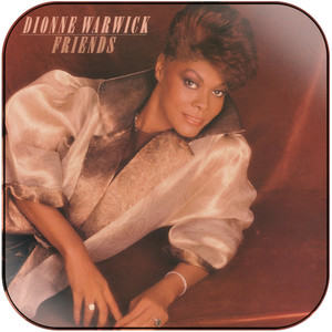 Dionne Warwick Friends Album Cover Sticker