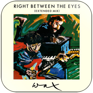 Wax Right Between The Eyes Album Cover Sticker Wax Right Between The Eyes Album Cover Sticker