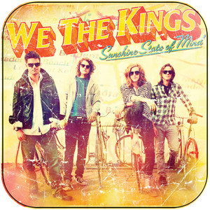 We the Kings Sunshine State Of Mind Album Cover Sticker We the Kings Sunshine State Of Mind Album Cover Sticker