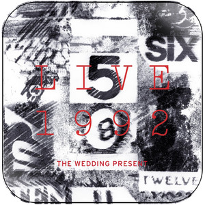 The Wedding Present Live 1992 Album Cover Sticker The Wedding Present Live 1992 Album Cover Sticker