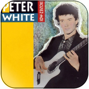 Peter White Excusez Moi Album Cover Sticker
