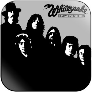 Whitesnake Ready An Willing Album Cover Sticker Whitesnake Ready An Willing Album Cover Sticker