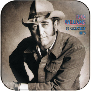 Don Williams 20 Greatest Hits Album Cover Sticker Don Williams 20 Greatest Hits Album Cover Sticker