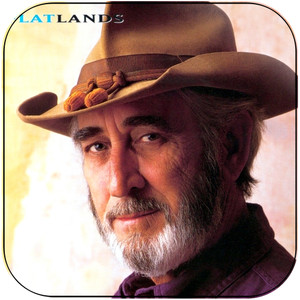 Don Williams Flatlands Album Cover Sticker Don Williams Flatlands Album Cover Sticker