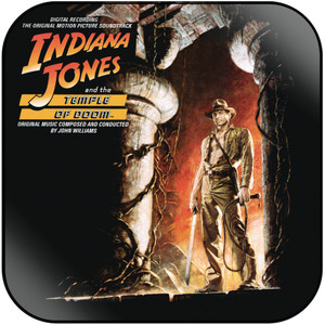 John Williams Indiana Jones And The Temple Of Doom Album Cover Sticker John Williams Indiana Jones And The Temple Of Doom Album Cover Sticker