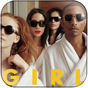 Pharrell Williams G I R L-2 Album Cover Sticker