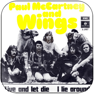 Wings Live And Let Die I Lie Around-2 Album Cover Sticker