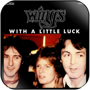 Wings With A Little Luck Album Cover Sticker