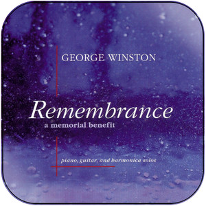 George Winston Remembrance A Memorial Benefit Album Cover Sticker George Winston Remembrance A Memorial Benefit Album Cover Sticker
