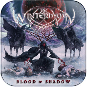 Winterhymn Blood Shadow Album Cover Sticker Winterhymn Blood Shadow Album Cover Sticker