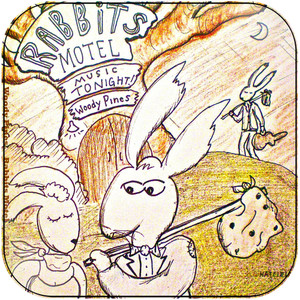 Woody Pines Rabbits Motel Album Cover Sticker Woody Pines Rabbits Motel Album Cover Sticker