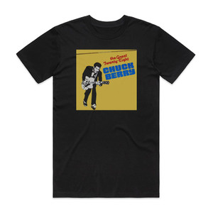Chuck Berry The Great Twenty Eight Album Cover T-Shirt Black