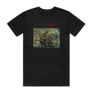 Live Throwing Copper Album Cover T-Shirt Black Live Throwing Copper Album Cover T-Shirt Black
