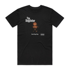 Snoop Dogg Tha Doggfather Album Cover T-Shirt Black Snoop Dogg Tha Doggfather Album Cover T-Shirt Black