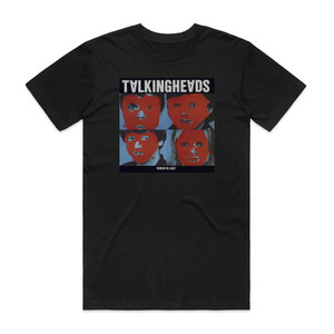 Talking Heads Remain In Light Album Cover T-Shirt Black Talking Heads Remain In Light Album Cover T-Shirt Black