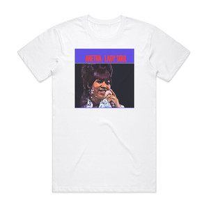 Aretha Franklin Lady Soul Album Cover T-Shirt White Aretha Franklin Lady Soul Album Cover T-Shirt White