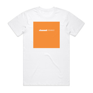 Frank Ocean Channel Orange Album Cover T-Shirt White Frank Ocean Channel Orange Album Cover T-Shirt White