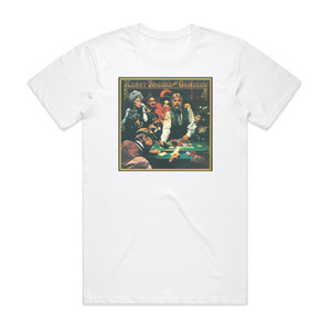 Kenny Rogers The Gambler Album Cover T-Shirt White Kenny Rogers The Gambler Album Cover T-Shirt White