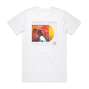 Meat Loaf Bat Out Of Hell Album Cover T-Shirt White Meat Loaf Bat Out Of Hell Album Cover T-Shirt White